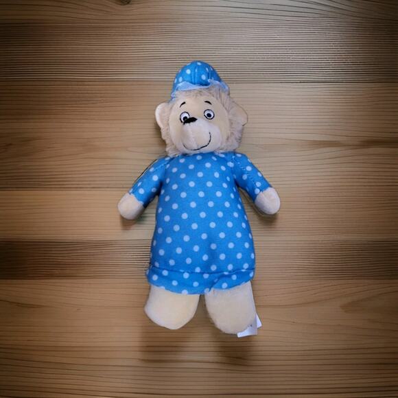 Berenstain Bears Mama Bear Plush 8” • Blue Polka Dot Pajamas • Greenbrier 2023 - Picture 1 of 8
